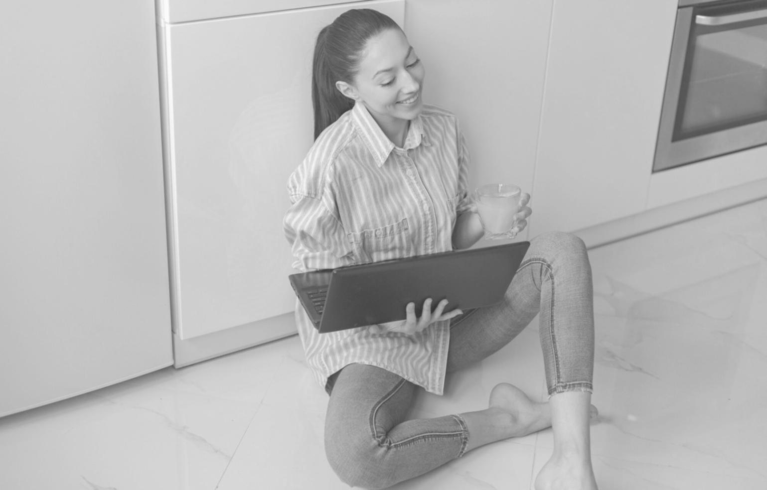 Financial planning workspace with organized documents and calculator